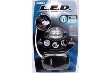 Image of Dorcy 41-2092 3 LED Dynamo Headlight w/ USB &amp; Battery Pack