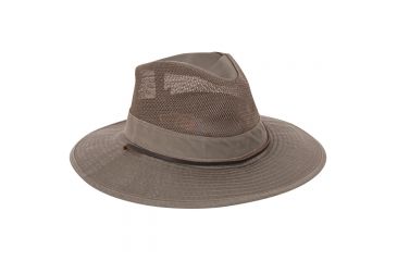Image of Dorfman Pacific Big Brim Safari Hat Olive Lg 864WM-OLIVE-L