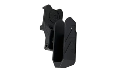 Image of Double-Alpha Academy Alpha-X Holster LH Aluminum Assembly without insert block and inlay Cerakote - Bright Nickel H-157, 225358932