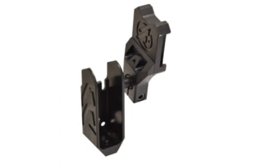 Image of Double-Alpha Academy Alpha-X Holster RH Aluminum Assembly without insert block and inlay Cerakote - Black Cherry H-319, 225258937