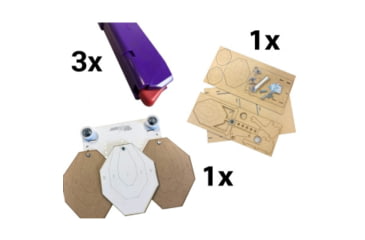 Image of Double-Alpha Academy Combo: 3x Practice Mags, 1x Dry-Fire RUNNER Target Kit and 1x Dry-Fire SWINGER Target Kit, 1963