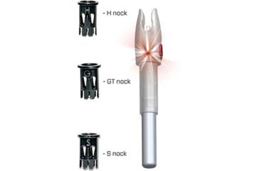 Image of Double Take Archery Glorynock Lighted Nock Universal Fit Red 3/pack