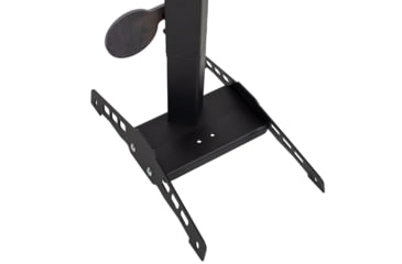 Image of Double Tap Industries .22LR Rimfire Dueling Tree Reactive Steel Target w/Ground Base, Raw/Black, RT-DT-RIM