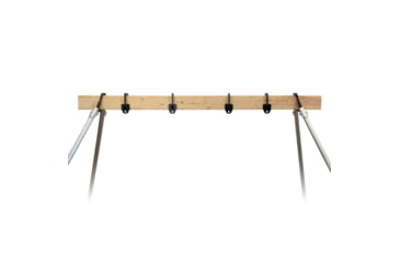Image of Double Tap Industries 2x4 Hybrid DIY Target Stand Bracket Kit for Steel Targets, Stand Kit w/ Quick Pins and 2X4 Strap Hangers, Black, TS-CK-2x4