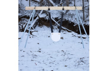Image of Double Tap Industries 2x4 Hybrid DIY Target Stand Bracket Kit for Steel Targets, Stand Kit w/ Quick Pins and 2X4 Strap Hangers, Black, TS-CK-2x4