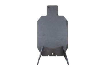 Image of Double Tap Industries 3/8in AR500 Silhouette Target w/Modular Base, Raw, 12in x 20in, TS-MS-66