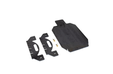 Image of Double Tap Industries 3/8in AR500 Silhouette Target w/Modular Base, Raw, 18in x 30in, TS-MS-100