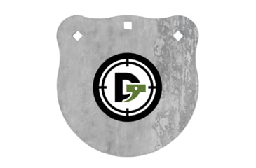 Image of Double Tap Industries 3/8in AR500 Steel Gongs, 10in, Raw, G1000-R