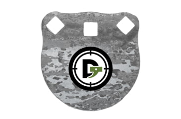 Image of Double Tap Industries 3/8in AR500 Steel Gongs, 4in, Raw, G400-R