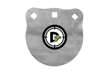 Image of Double Tap Industries 3/8in AR500 Steel Gongs, 6in, Raw, G600-R