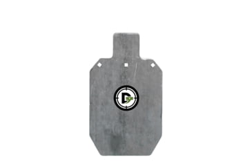 Image of Double Tap Industries 3/8in AR500 Steel Silhouette Target, 12x20in, Raw, ST66-R