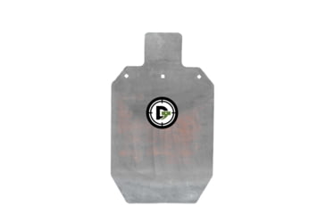 Image of Double Tap Industries 3/8in AR500 Steel Silhouette Target, 18x30in, Raw, ST100-R