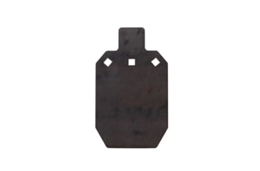 Image of Double Tap Industries 33% IPSC Rimfire Steel Silhouette Target, Raw, 6in x 10in, ST33-RIM