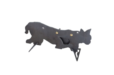 Image of Double Tap Industries AR500 Bobcat Target w/Reactive Vital, Raw, RT-GT-BOB