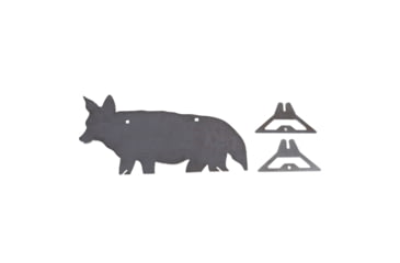 Image of Double Tap Industries AR500 Coyote Silhouette Target, Raw, ST-COY