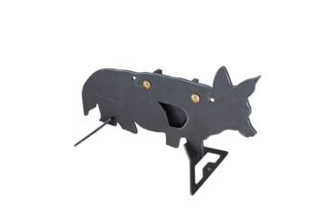 Image of Double Tap Industries AR500 Coyote Target w/Reactive Vital, Raw, Small, RT-GT-COY