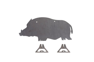 Image of Double Tap Industries AR500 Hog/Boar Silhouette Target, Raw, ST-HOG