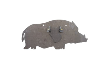 Image of Double Tap Industries AR500 Hog/Boar Target w/Reactive Vital, Raw, RT-GT-HOG
