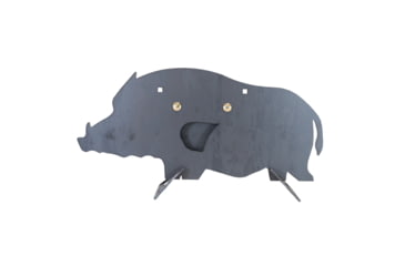 Image of Double Tap Industries AR500 Hog/Boar Target w/Reactive Vital, Raw, RT-GT-HOG
