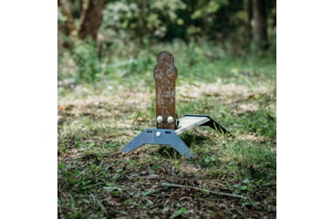 Image of Double Tap Industries AR500 Pepper Popper Target, Raw/Black, 12in, PT-SP-12