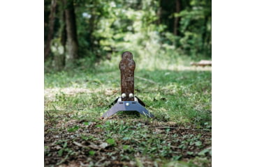 Image of Double Tap Industries AR500 Pepper Popper Target, Raw/Black, 12in, PT-SP-12