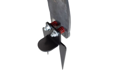 Image of Double Tap Industries AR500 Prarie Dog on Ground Stake Target, Raw/Black, PT-GS-PD