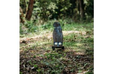 Image of Double Tap Industries AR500 Prarie Dog on Ground Stake Target, Raw/Black, PT-GS-PD