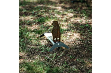 Image of Double Tap Industries AR500 Prarie Dog Popper Target, Raw/Black, PT-SP-PD