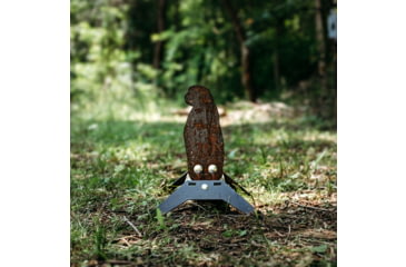Image of Double Tap Industries AR500 Prarie Dog Popper Target, Raw/Black, PT-SP-PD