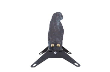 Image of Double Tap Industries AR500 Prarie Dog Popper Target, Raw/Black, PT-SP-PD