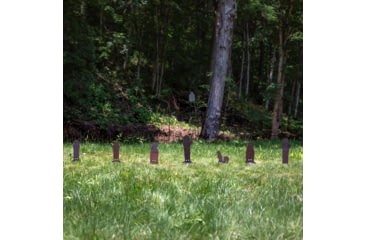 Image of Double Tap Industries Rimfire Prairie Dog Spring Popper Target, Raw/Black, PT-SP-PD-RIM