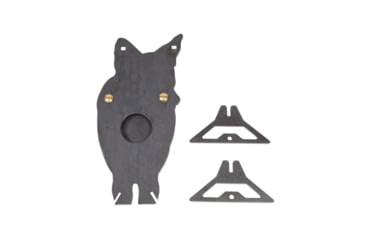 Image of Double Tap Industries Front Facing AR500 Coyote Target w/Reactive Vital, Raw, RT-GT-COY-002