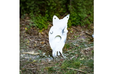 Image of Double Tap Industries Front Facing AR500 Coyote Target w/Reactive Vital, Raw, RT-GT-COY-002