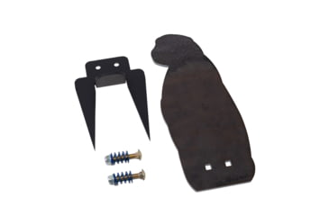 Image of Double Tap Industries Rimfire Prairie Dog Ground Stake Popper Target, Raw/Black, PT-GS-PD-RIM