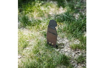 Image of Double Tap Industries Rimfire Prairie Dog Ground Stake Popper Target, Raw/Black, PT-GS-PD-RIM