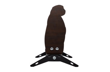 Image of Double Tap Industries Rimfire Prairie Dog Spring Popper Target, Raw/Black, PT-SP-PD-RIM