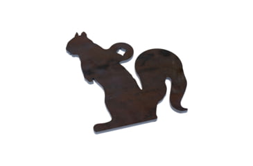 Image of Double Tap Industries Rimfire Squirrel Silhouette Target, Raw, ST-SQ-RIM