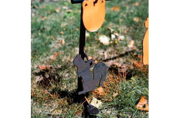 Image of Double Tap Industries Rimfire Squirrel Silhouette Target, Raw, ST-SQ-RIM