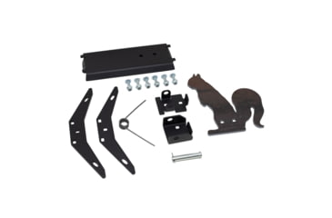 Image of Double Tap Industries Rimfire Squirrel Spring Popper Target, Raw/Black, PT-SP-SQ-RIM