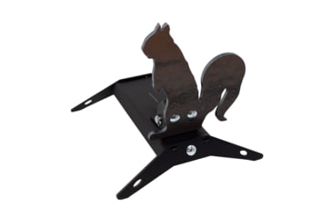 Image of Double Tap Industries Rimfire Squirrel Spring Popper Target, Raw/Black, PT-SP-SQ-RIM