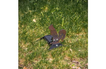 Image of Double Tap Industries Rimfire Squirrel Spring Popper Target, Raw/Black, PT-SP-SQ-RIM