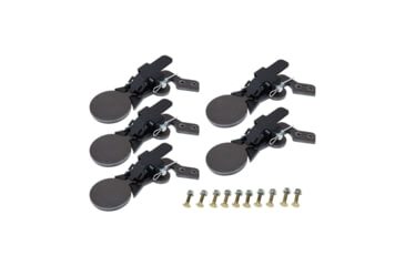 Image of Double Tap Industries Rimfire Texas Star - 10 Paddle Adapter Kit, Raw/Black, RT-TS-3IN-PDLK-RIM