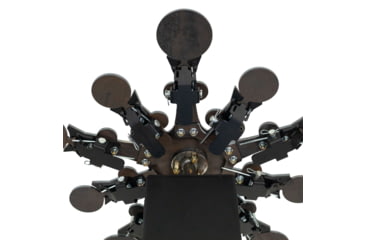 Image of Double Tap Industries Rimfire Texas Star Target, Raw/Black, 10 Paddle, RT-TS-RIM-10P