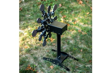 Image of Double Tap Industries Rimfire Texas Star Target, Raw/Black, 10 Paddle, RT-TS-RIM-10P