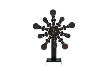 Image of Double Tap Industries Rimfire Texas Star Target, Raw/Black, 10 Paddle, RT-TS-RIM-10P