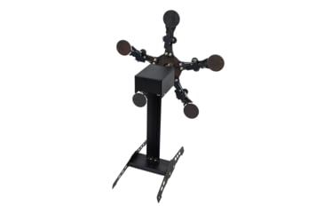 Image of Double Tap Industries Rimfire Texas Star Target, Raw/Black, 5 Paddle, RT-TS-RIM