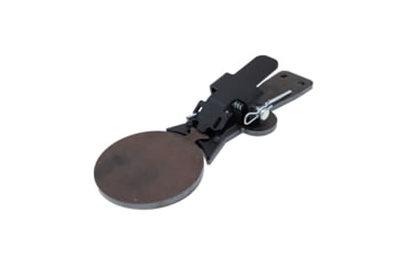 Image of Double Tap Industries Rimfire Texas Star Target, Raw/Black, 5 Paddle, RT-TS-RIM