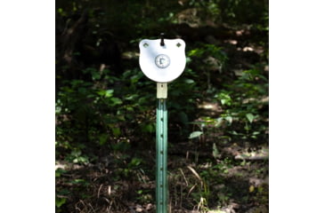 Image of Double Tap Industries Static T-Post Hanging Bracket for Steel Targets, Black, TS-TP-H-001