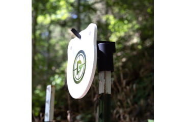 Image of Double Tap Industries Static T-Post Hanging Bracket for Steel Targets, Black, TS-TP-H-001