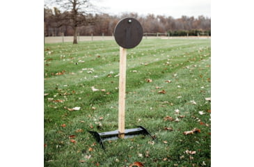 Image of Double Tap Industries Steel Challenge Stage 1 - Five to Go Target w/H-Base Stands, Raw/Black, SC-5TG-HB
